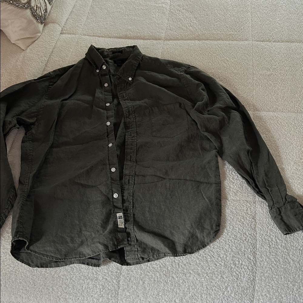 J. Crew Olive Green Shirt
